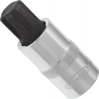 VIGOR RIBE Schraubendreher-Einsatz ∙ V2210 ∙ 1/2 Zoll (12,5 mm) Vierkant hohl ∙ Innen Keilprofil Ribe-CV ∙ SW M14 Bild 2