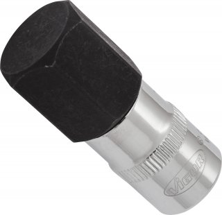 VIGOR Innensechskant Schraubendreher-Einsatz ∙ V6140 ∙ 3/8 Zoll (10 mm) Vierkant hohl ∙ Innen Sechskant Profil ∙ SW 19 mm Bild 2