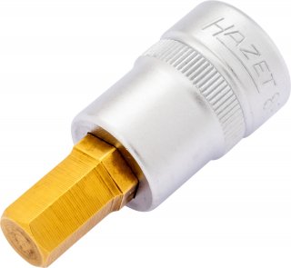 HAZET Schraubendreher-Steckschlüsseleinsatz 8801K-9 ∙ 3/8 Zoll (10 mm) Vierkant hohl ∙ Innen Sechskant Profil ∙ SW 9 mm Bild 1