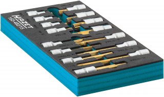 HAZET Schraubendreher-Steckschlüsseleinsatz Satz ∙ XZN 163-482/15 ∙ 1/2 Zoll (12,5 mm) Vierkant hohl ∙ Innen Vielzahn Profil XZN Bild 2