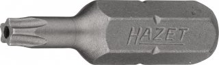 HAZET 5-Stern Bit 2225-15H ∙ 1/4 Zoll (6,3 mm) Sechskant massiv ∙ Innen 5-Stern Profil mit Zapfen ∙ SW 15H Bild 1