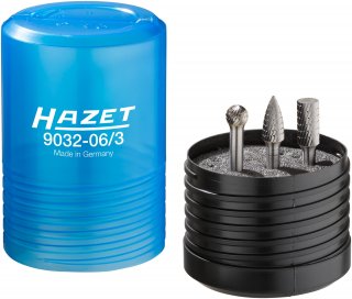 HAZET Hartmetall Frässtift Satz ∙ 6 mm 9032-06/3 ∙ 3-teilig Bild 1