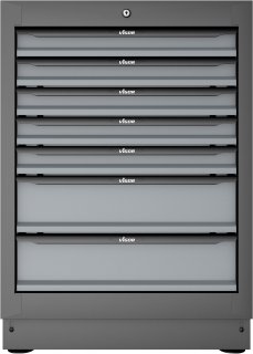VIGOR Schubladen-Unterschrank ∙ 7 Schubladen ∙ V6000-01 ∙ L x B x H: 676 mm x 500 mm x 953 mm Bild 11