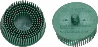 HAZET Ersatz Borstenschleifer Satz ∙ grün ∙ 2-teilig∙ Roloc® Schnellwechselsystem ∙ ⌀ 50 mm 9033-11-050/2 Bild 1