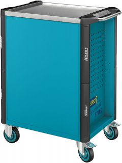 HAZET Werkstattwagen Assistent 179NX ∙ Sortiment 179NX-8/314 ∙ 314-teilig ∙ Schubladen | flach: 7× 81 x 522 x 398 mm ∙ Schubladen Bild 7
