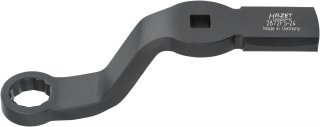 HAZET Schlag-Ringschlüssel ∙ mit 2 Schlagflächen 2872FS-24 ∙ 1/2 Zoll (12,5 mm) Vierkant hohl ∙ Außen Doppelsechskant Profil ∙ S Bild 1