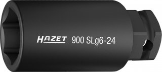 HAZET Schlag- | Maschinenschrauber Steckschlüsseleinsatz 900SLG6-24 ∙ 1/2 Zoll (12,5 mm) Vierkant hohl | 24 mm Außen-Sechskant ∙ A Bild 1