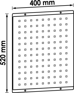 VIGOR Lochwandplatte für Werkstattwagen ∙ Series L und XL ∙ V6399 ∙ L x B: 520 mm x 400 mm Bild 5