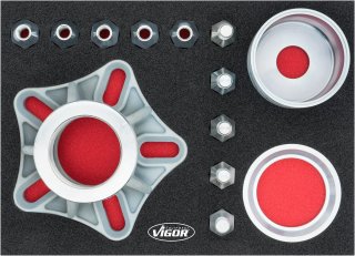 VIGOR Hinterachse Erweiterungs Satz ∙ V7270 ∙ L x B x H: 393 mm x 282 mm x 35 mm Bild 1