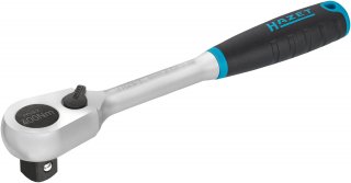 HAZET HiPer Feinzahn-Umschaltknarre ∙ kurz 916HPK ∙ 1/2 Zoll (12,5 mm) Vierkant massiv ∙ Länge: 200 mm Bild 3