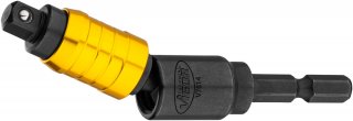 VIGOR Steckschlüssel Adapter ∙ mit Gelenk ∙ V7614 ∙ 1/4 Zoll (6,3 mm) Sechskant massiv ∙ 1/4 Zoll (6,3 mm) Vierkant massiv ∙ 16  Bild 3