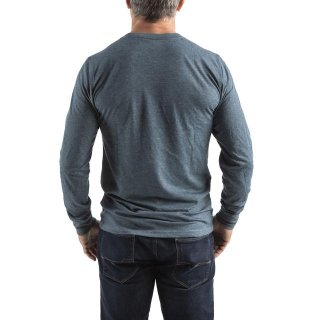 HTLSBLU-L Hybrid-Shirt lang blau  Bild 3