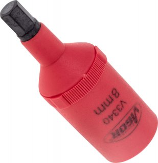 VIGOR VDE Innensechskant Schraubendreher-Einsatz ∙ V3340 ∙ 1/2 Zoll (12,5 mm) Vierkant hohl ∙ Innen Sechskant Profil ∙ SW 8 mm Bild 2