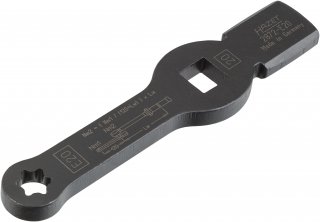 HAZET Schlag-Ringschlüssel ∙ mit 2 Schlagflächen 2872-E20 ∙ 3/4 Zoll (20 mm) Vierkant hohl ∙ Außen TORX® Profil ∙ SW E20 Bild 2