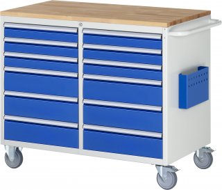 Montagewagen LL5.9.9 | B1145xT650xH975mm | 12xSchublade-TA | B-Top-25mm Bild 1