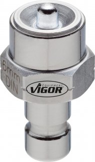 VIGOR Druckstück 6 mm DIN ∙ V2555 ∙ 6 mm Bild 1
