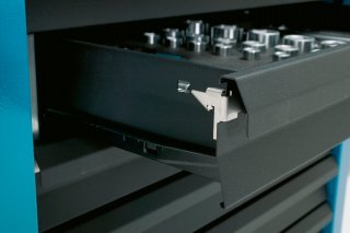HAZET Werkstattwagen Assistent 177 ∙ Sortiment 177-7/217 ∙ 217-teilig ∙ Schubladen | flach: 6× 79 x 527 x 348 mm ∙ Schubladen | ho Bild 6