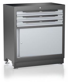 VIGOR Schubladen-Unterschrank ∙ 3 Schubladen ∙ 861 mm ∙ V6000-030XL ∙ L x B x H: 861 mm x 500 mm x 953 mm Bild 2