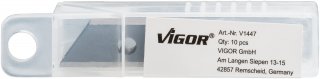 VIGOR Trapez-Ersatzklingen ∙ V1447 ∙ 10-teilig ∙ Anzahl Werkzeuge: 10 Bild 3