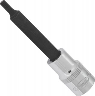 VIGOR Innenvielzahn Schraubendreher-Einsatz ∙ XZN ∙ V2066 ∙ 1/2 Zoll (12,5 mm) Vierkant hohl ∙ Innen Vielzahn Profil XZN ∙ SW M5 Bild 2