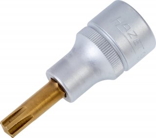 HAZET Schraubendreher-Steckschlüsseleinsatz 991-8 ∙ 1/2 Zoll (12,5 mm) Vierkant hohl ∙ Innen Keilprofil Ribe-CV ∙ SW M8 Bild 1