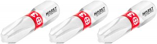 HAZET Bit 2215N-PH3/3 ∙ 1/4 Zoll (6,3 mm) Sechskant massiv ∙ Kreuzschlitz Profil PH ∙ 3-teilig ∙ SW PH3 Bild 1