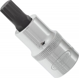 VIGOR Innenvielzahn Schraubendreher-Einsatz ∙ XZN ∙ V2098 ∙ 1/2 Zoll (12,5 mm) Vierkant hohl ∙ Innen Vielzahn Profil XZN ∙ SW M1 Bild 2