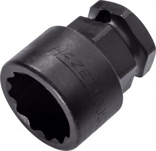 HAZET Schlag- | Maschinenschrauber Steckschlüsseleinsatz 900SZ6-22 ∙ 1/2 Zoll (12,5 mm) Vierkant hohl | 24 mm Außen-Sechskant ∙ Au Bild 1