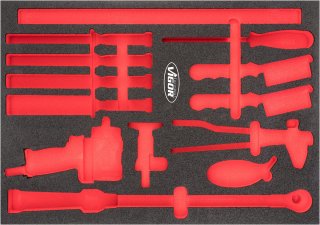 VIGOR Weichschaumeinlage ∙ leer ∙ V6812-L ∙ L x B x H: 563 mm x 393 mm x 35 mm Bild 1