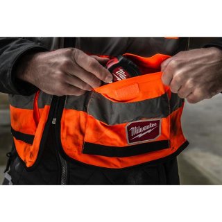 Prem.Warnschutzweste orange S/M Bild 5