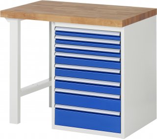 Werkbank 7519A1 | B1000xT700xH890mm | 8xSchublade-TA Bild 1