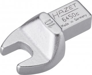 HAZET Einsteck-Maulschlüssel 6450C-10 ∙ 9 x 12 mm Einsteck-Vierkant massiv ∙ Außen Sechskant Profil ∙ SW 10 mm Bild 1