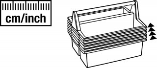 HAZET Kunststoff-Tragekasten 190L-1 ∙ L x B x H: 396 mm x 294 mm x 215 mm Bild 3