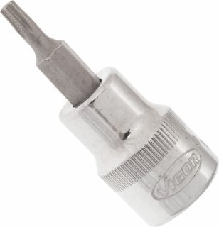 VIGOR T Schraubendreher-Einsatz ∙ V2303N ∙ 3/8 Zoll (10 mm) Vierkant hohl ∙ Innen TORX® Profil ∙ SW T15 Bild 2