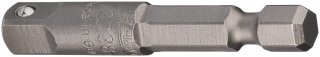 HAZET Adapter 2238-1 ∙ 1/4 Zoll (6,3 mm) Sechskant massiv ∙ 1/4 Zoll (6,3 mm) Vierkant massiv ∙ Länge: 50 mm Bild 2