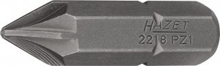 HAZET Bit 2218-PZ1 ∙ 5/16 Zoll (8 mm) Sechskant massiv ∙ Pozidriv Profil PZ ∙ SW PZ1 Bild 1