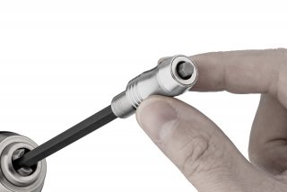 VIGOR Bithalter ∙ mit Magnetring ∙ lang ∙ V7601-150 ∙ 1/4 Zoll (6,3 mm) Sechskant massiv ∙ 1/4 Zoll (6,3 mm) Sechskant hohl ∙ 15 Bild 7