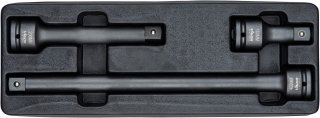 VIGOR Schlagschrauber Verlängerung Satz ∙ V5034/3 ∙ 3/4 Zoll (20 mm) Vierkant hohl ∙ 3/4 Zoll (20 mm) Vierkant massiv ∙ 3-teilig Bild 2