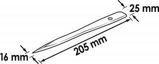 VIGOR Lösehebel ∙ spitz und stumpf ∙ beidseitig ∙ V1371-2 Bild 2