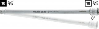 HAZET Verlängerung ∙ schwenkbar 8822-3 ∙ 3/8 Zoll (10 mm) Vierkant hohl ∙ 3/8 Zoll (10 mm) Vierkant massiv ∙ Länge: 74 mm Bild 3