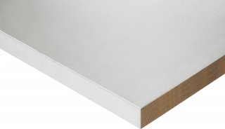 Arbeitsplatte Edelstahlbelag | B1250xT1000xS25 mm Bild 1