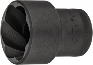 VIGOR Spiralnutenausdreher-Einsatz ∙ V2404N-32 ∙ 1/2 Zoll (12,5 mm) Vierkant hohl ∙ Außen Schraubenausdreher Profil ∙ SW 32 mm Bild 3