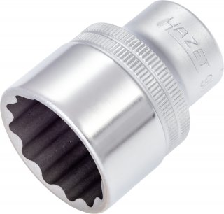 HAZET Steckschlüsseleinsatz 900AZ-1.1/16 ∙ 1/2 Zoll (12,5 mm) Vierkant hohl ∙ Außen Doppelsechskant-Tractionsprofil ∙ SW 1.1⁄16″ Bild 1