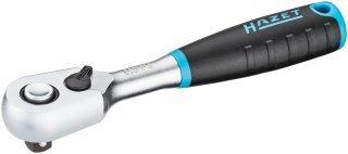 HAZET HiPer Feinzahn-Umschaltknarre ∙ Sicherheitsverriegelung 863HPS ∙ 1/4 Zoll (6,3 mm) Vierkant massiv ∙ Länge: 116 mm Bild 2