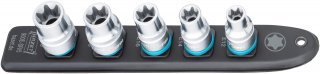 HAZET SmartRail ∙ Flexible Kunststoff-Steckleiste 900E-SR/5 ∙ 1/2 Zoll (12,5 mm) Vierkant hohl ∙ Außen TORX® Profil ∙ 5-teilig ∙ Bild 2