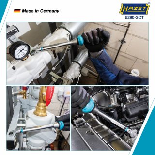 HAZET Drehmomentschlüssel mit DAkkS-Kalibrierschein 5290-3CTCAL ∙ Drehmomentbereich min-max: 10 – 60 Nm ∙ Genauigkeit: 3% ∙ 9 x  Bild 4