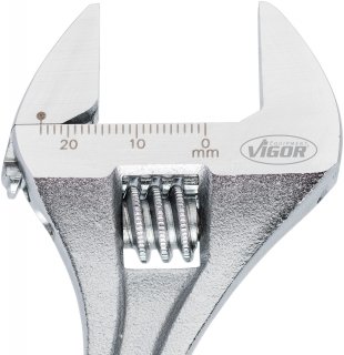 VIGOR Rollgabelschlüssel ∙ verstellbar ∙ 0 – 24 mm ∙ V6048 ∙ 150 mm Bild 3