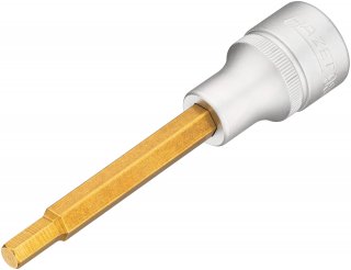 HAZET Schraubendreher-Steckschlüsseleinsatz 986L-6 ∙ 1/2 Zoll (12,5 mm) Vierkant hohl ∙ Innen Sechskant Profil ∙ SW 6 mm Bild 1