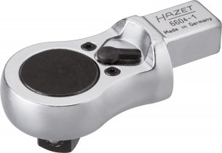 HAZET Einsteck-Umschaltknarre 6604-1 ∙ 14 x 18 mm Einsteck-Vierkant massiv ∙ 1/2 Zoll (12,5 mm) Vierkant massiv ∙ Länge: 81 mm Bild 1