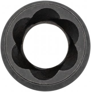 VIGOR Spiralnutenausdreher-Einsatz ∙ V2404N-15 ∙ 1/2 Zoll (12,5 mm) Vierkant hohl ∙ Außen Schraubenausdreher Profil ∙ SW 15 mm Bild 2